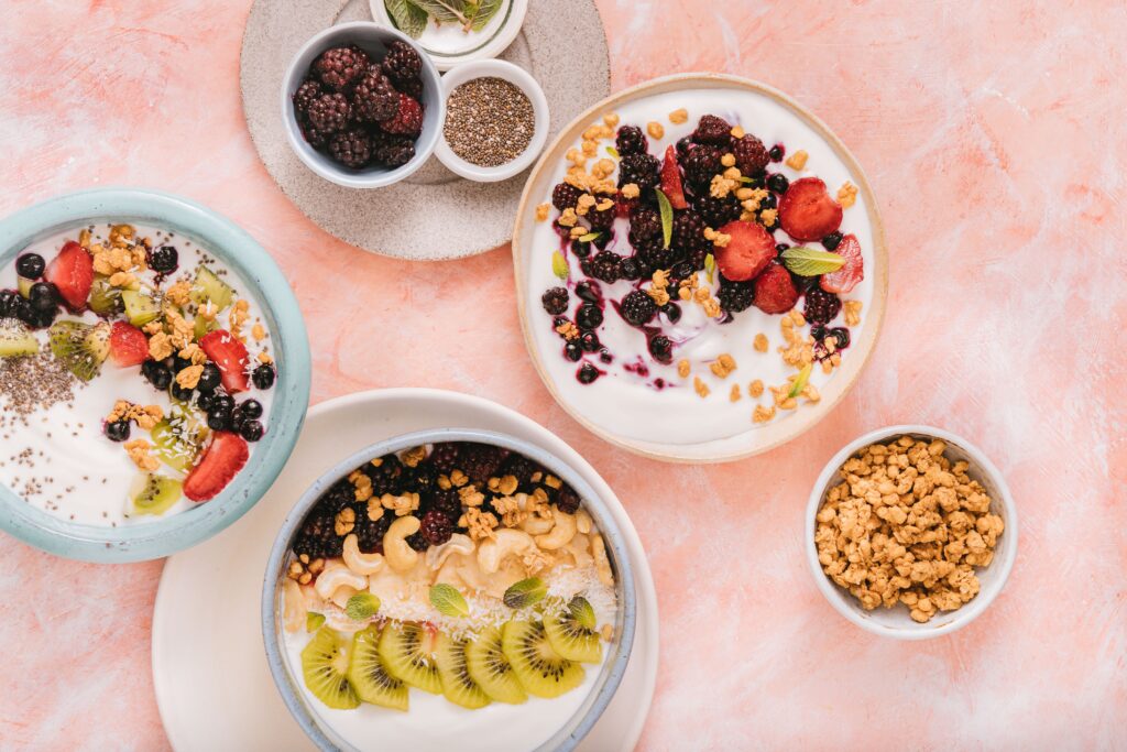 Yogurt with probiotics